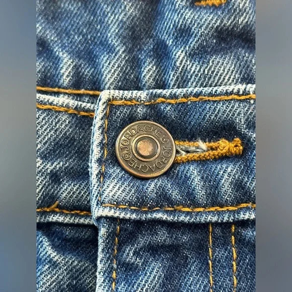 Sz 11/12 Jordache vintage 90s jeans medium wash high rise stovepipe fit like new - Picture 4 of 8